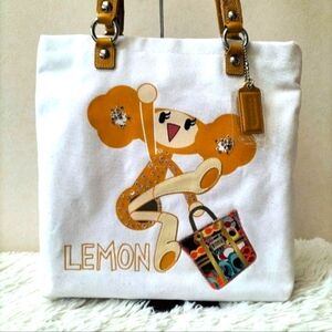 Coach Poppy Lemon Chan tote bag